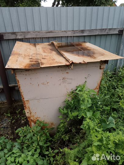 Мусорный бак металлический бу