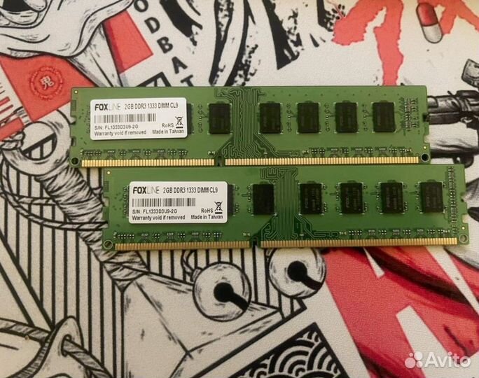 Оперативная память ddr3 (разные)(все по 100)