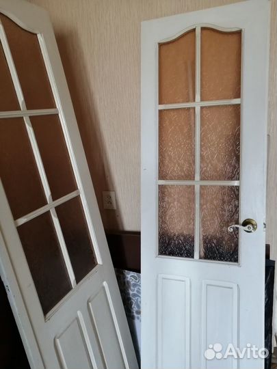 Дверь двустворчатая бу