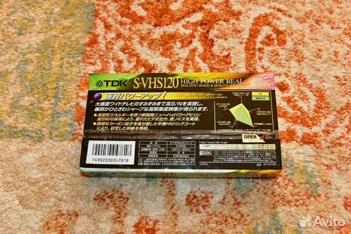 Видеокассета S-VHS TDK XP120