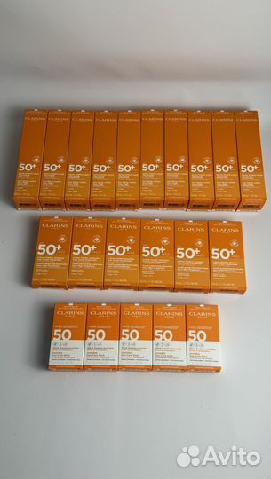 Clarins SPF50 солнцезащитный крем для лица