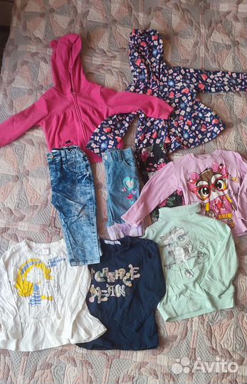 Вещи пакетом для девочки 1-2 года