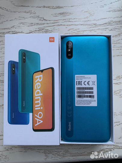 Телефон Redmi 9A peacock green 32gb