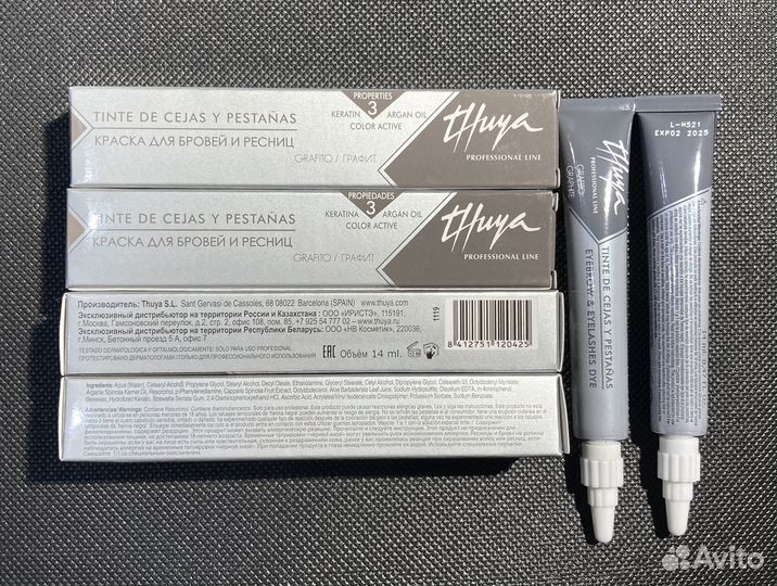 Краска для бровей и ресниц Thuya