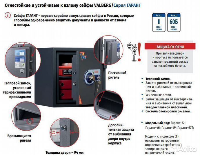 Сейф Valberg Гарант-46 EL