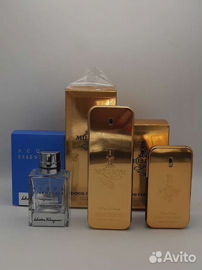 Пустые флаконы от туалетной воды