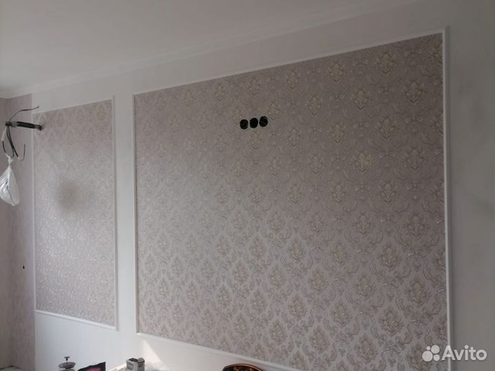 Поклейка обоев Шпаклевка стен