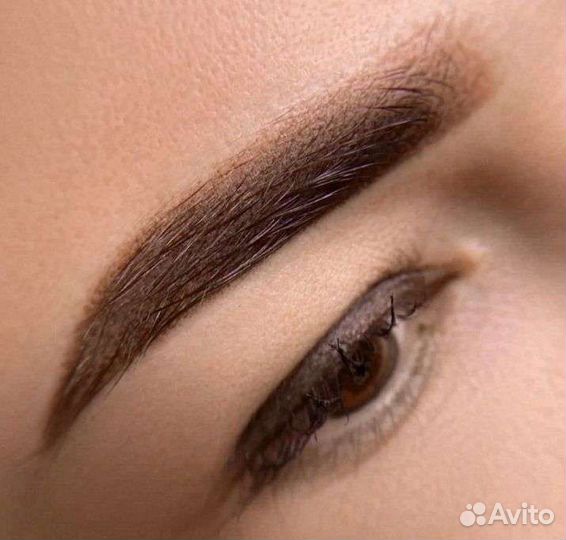 Пудровое напыление бровей, пермомент губ