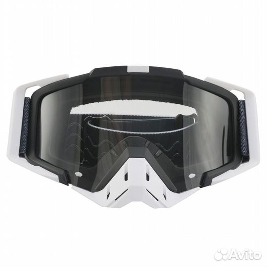 Очки для мотокросса ataki select белые