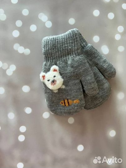 Варежки детские 1,5-3 года (для мальчика /девочки)