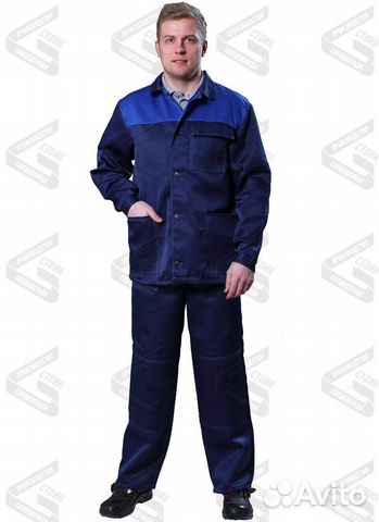 Костюм рабочий (куртка+брюки) р.40-42 рост 3-4