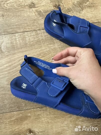 Сандали в стиле birkenstock от h&m 33 размер