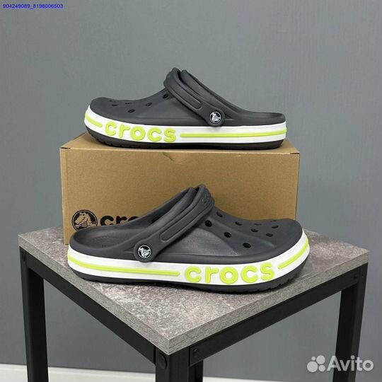 Crocs Сабо (41-45) gray/green