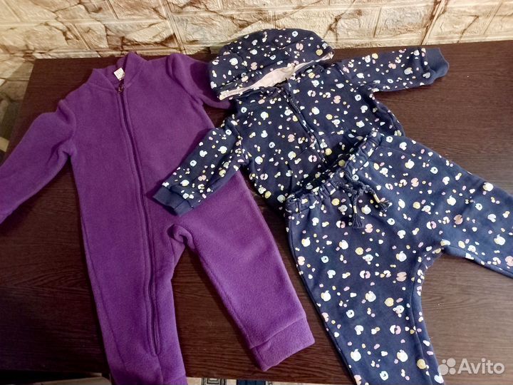 Вещи пакетом для девочки 74 80