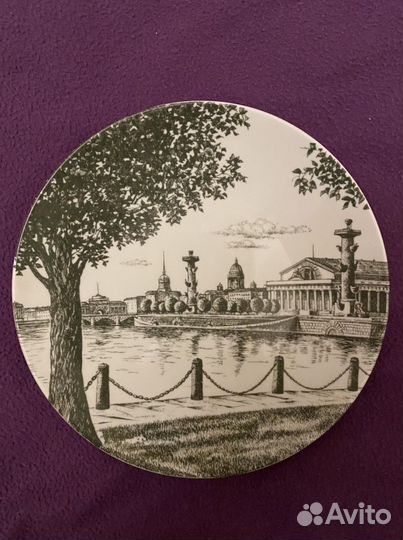 Настенная тарелка декоративная