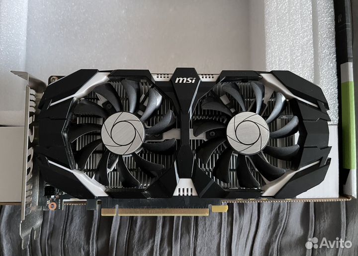 Видеокарта MSI GTX 1050TI