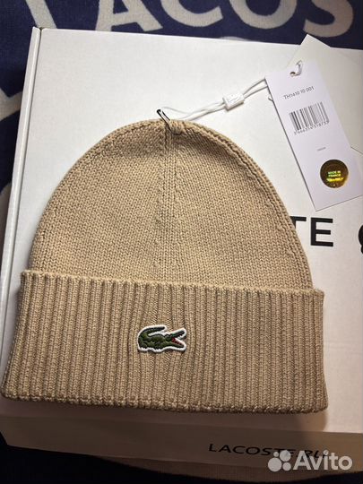 Шапка новая Lacoste