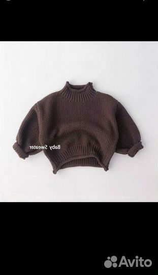 Вязаный свитер детский 98 104 110 116 новый