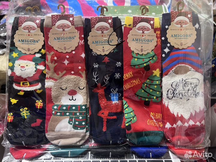 Носки новогодние