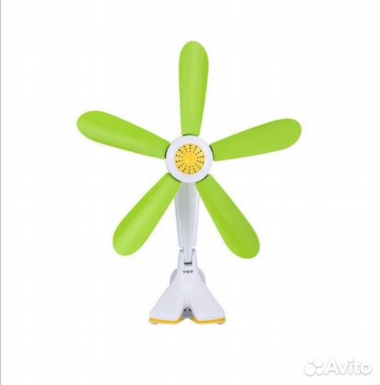 Вентилятор настольный+ прищепка + к стене 3 в 1