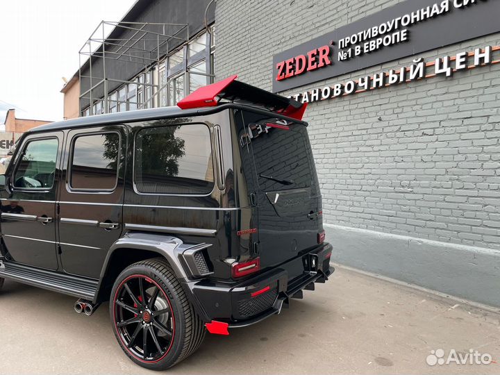 Накладка на багажник карбон Brabus G63