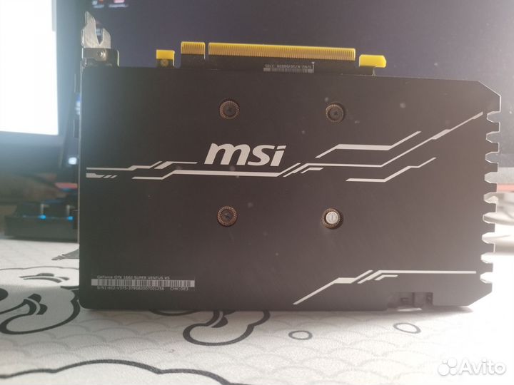 Видеокарта gtx 1660 super 6gb msi