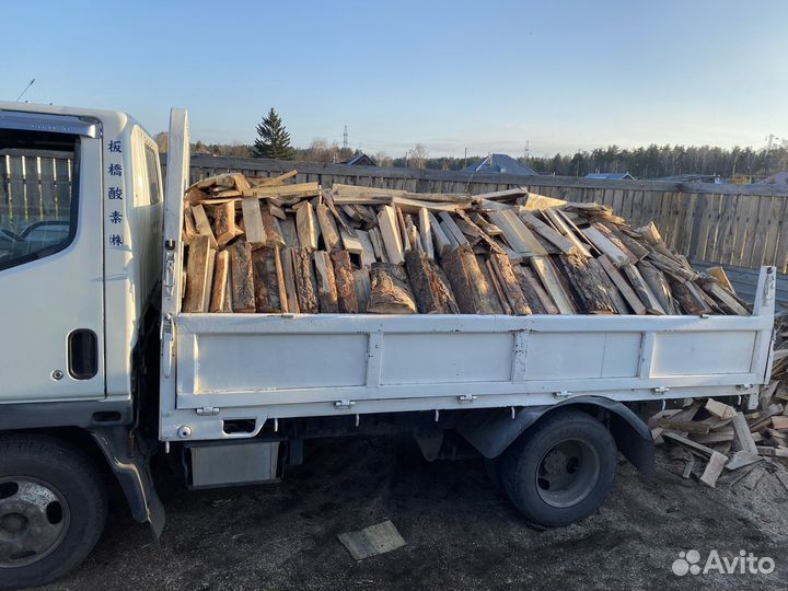 Пиленый горбыль-срезка