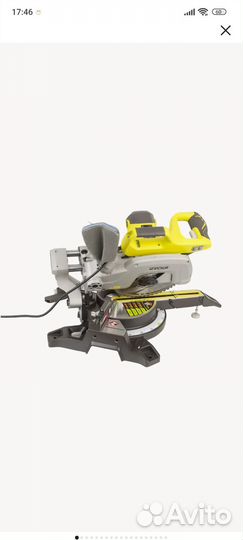 Торцовочная пила с протяжкой ryobi EMS254L