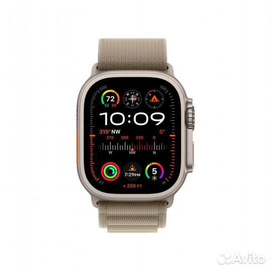 Apple Watch Ultra 2 49mm Olive Alpine Loop