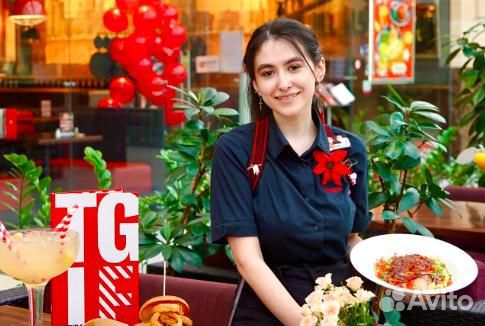 Официант в ресторан