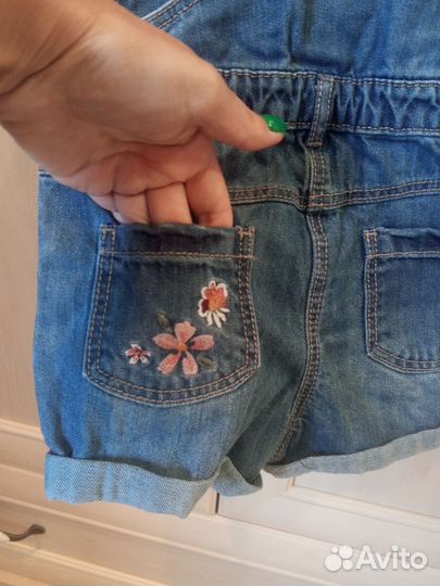Джинсовые шорты для девочки