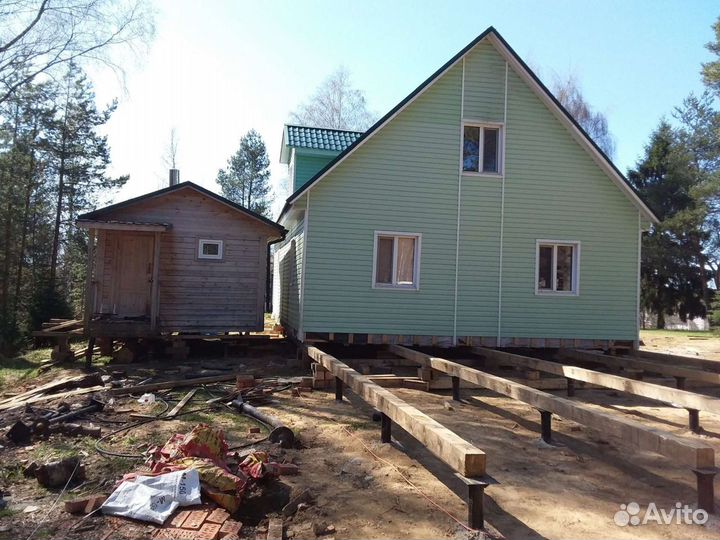 Перенос домов Подъем Передвижка