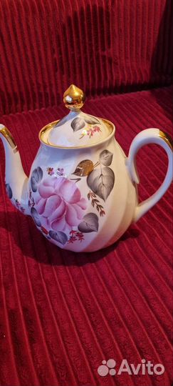Чайник заварочный фарфоровый СССР новый
