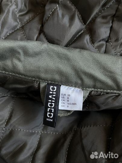 Женская парка хаки