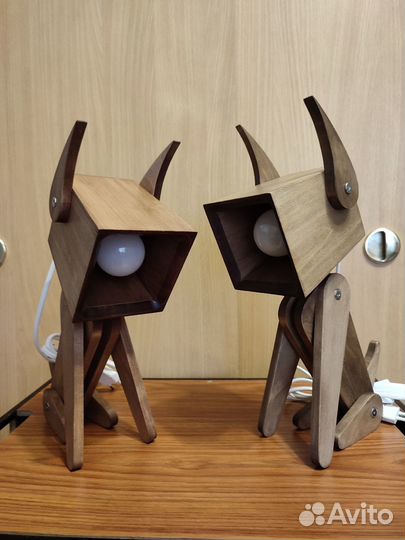 Настольный светильник - собака