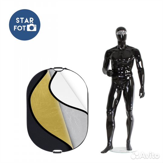 Отражатель 5в1 овальный 90 на 120см RRK-3648 HL