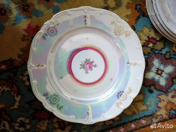 Тарелки ГДР роза