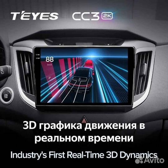 Teyes Тиайс CC3 2K 4+32 GB Hyundai Creta 2015+