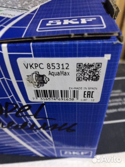 Водяная помпа chevrolet cruze