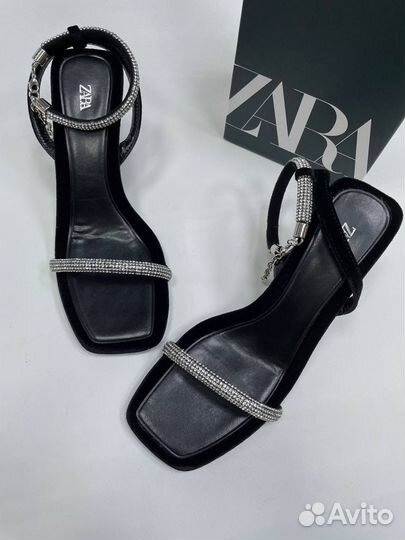 Туфли / Босоножки Zara Со Стразами Размеры 35-39