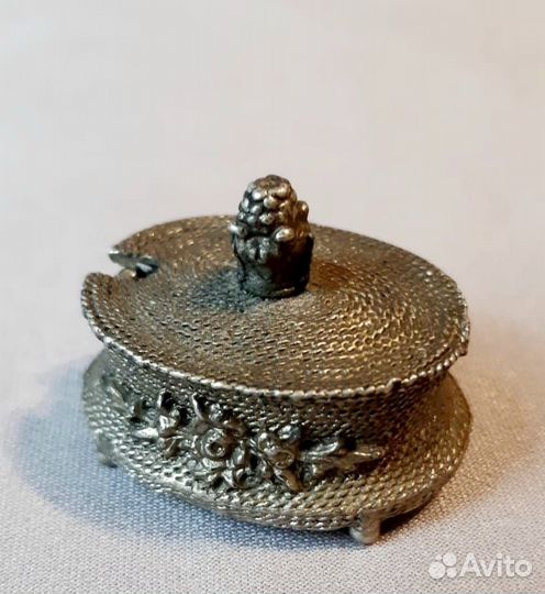 Антикварная Солонка. Металл. Германия. Коллекци