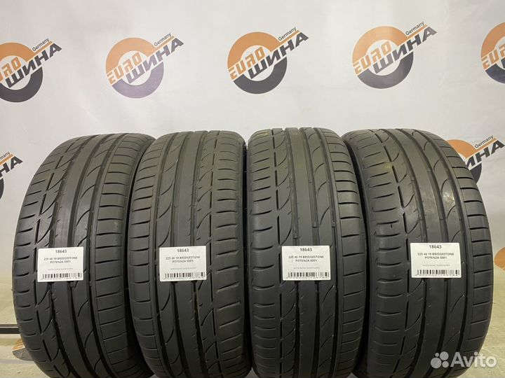 Bridgestone Potenza S001 225/40 R19