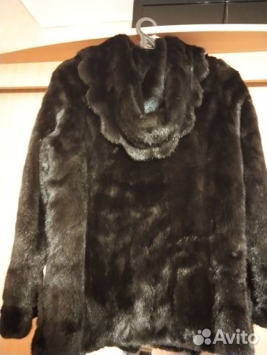 Шуба норковая 46 48 бу черная