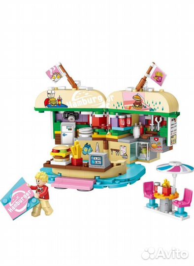 Конструктор LOZ mini Фудтрак Пицца