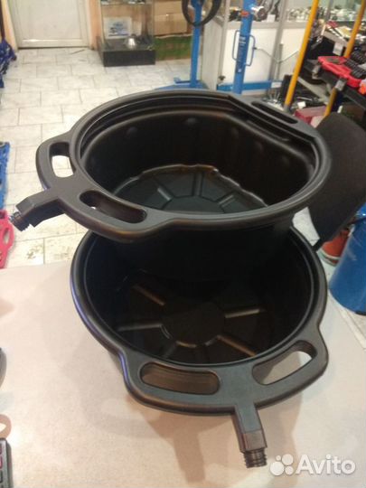 Поддон для слива масла пластик 16л