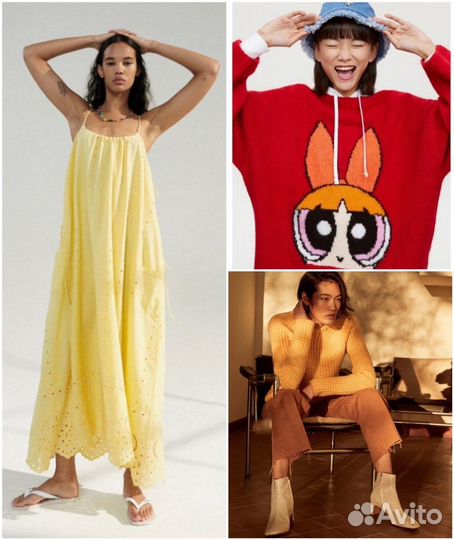 Свитер джемпер платье Zara Mango H&M