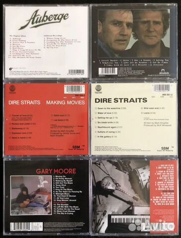 Chris Rea, Dire Straits, Gary Moore на CD объявление продам