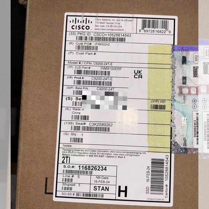 [C9200-24T-A] Коммутаторы Cisco И C9200-24t-E C9200-24t-A