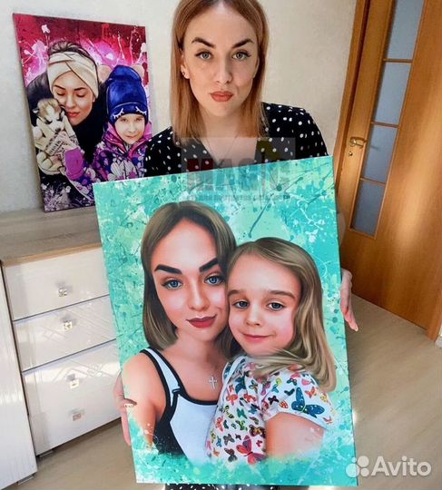 Портрет по фото подарок