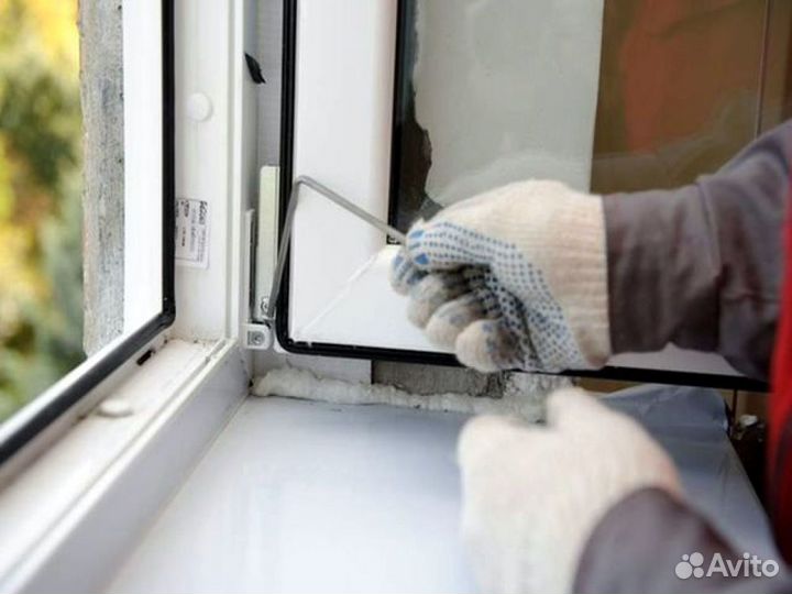 Обслуживание и регулировка окон и дверей пвх